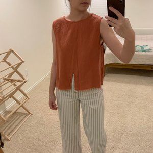 Hackwith Design House Reversible Raw Edge Tank